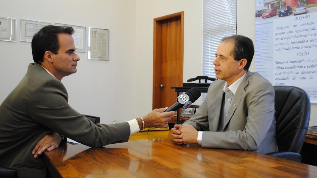 Presidente do Sindicato do Comércio Varejista de Goiás, José Carlos Palma Ribeiro | Foto: Guilherme Coelho