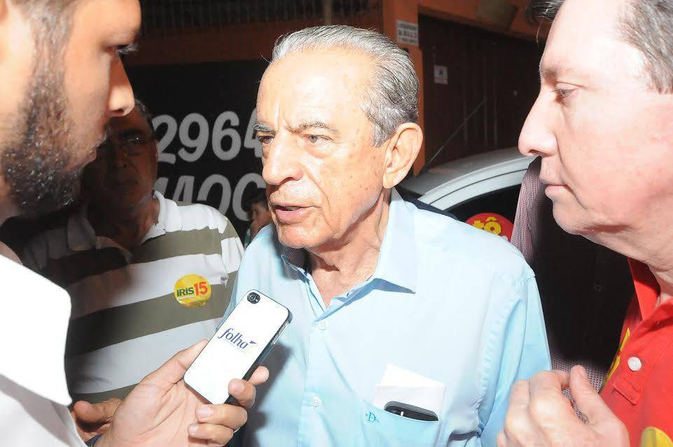 Iris Rezende fala à reportagem Folha Z | Foto: Paulo José