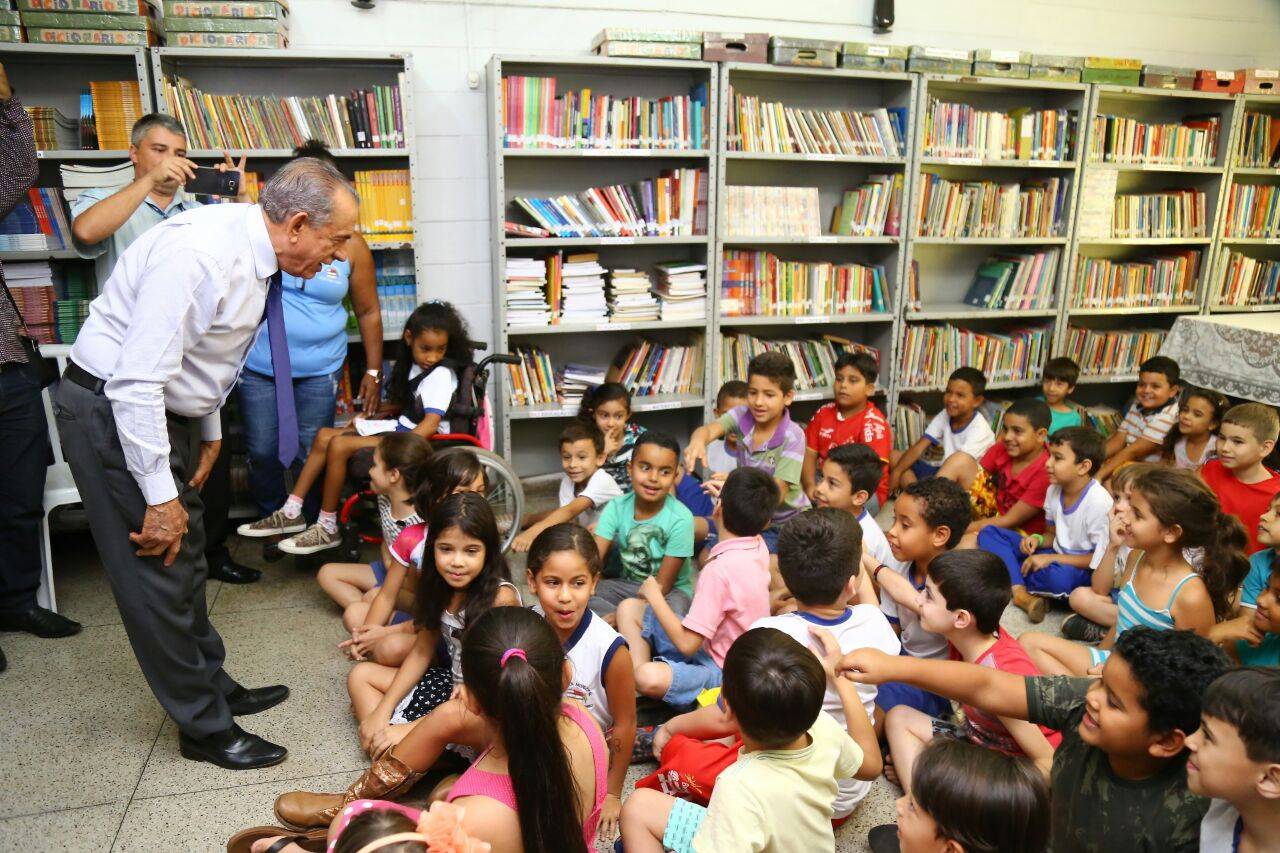 Iris visita Escola Municipal Victor Hugo, na Cidade Jardim | Foto: Assessoria
