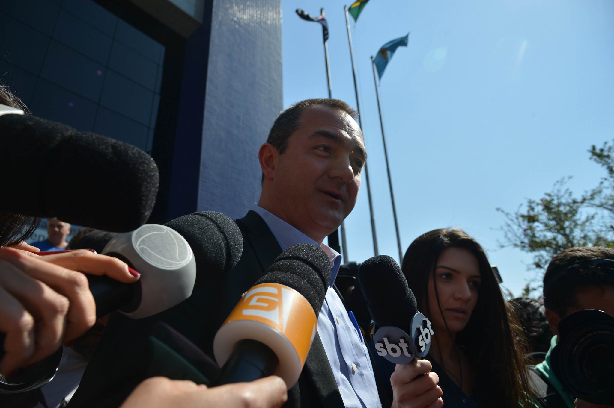Joesley Batista presta depoimento na Polícia Federal em SP | Foto: Rovena Rosa/Agência Brasil)