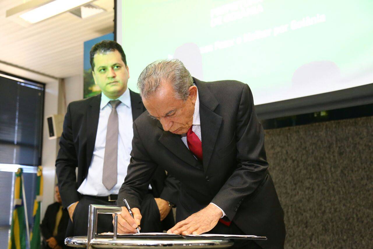 Lançamento da nova plataforma foi realizado na manhã desta quinta-feira, 10, pelo prefeito Iris Rezende | Foto: Jackson Rodrigues