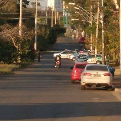 Taxista tinha acabado deixar cliente na porta da ASMIGO | Foto: leitor FZ