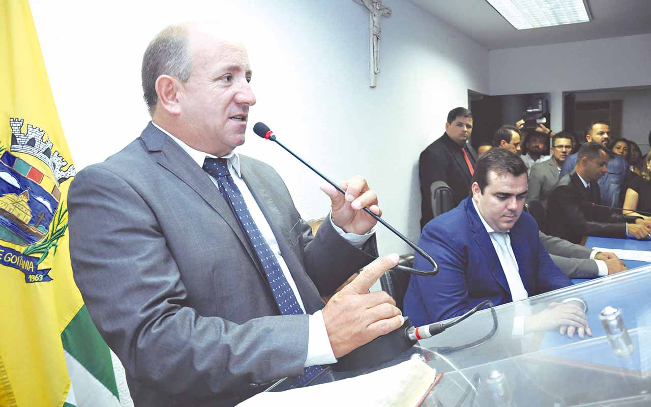 Presidente da Câmara de Aparecida, Vilmarzin (MDB) | Foto: Reprodução