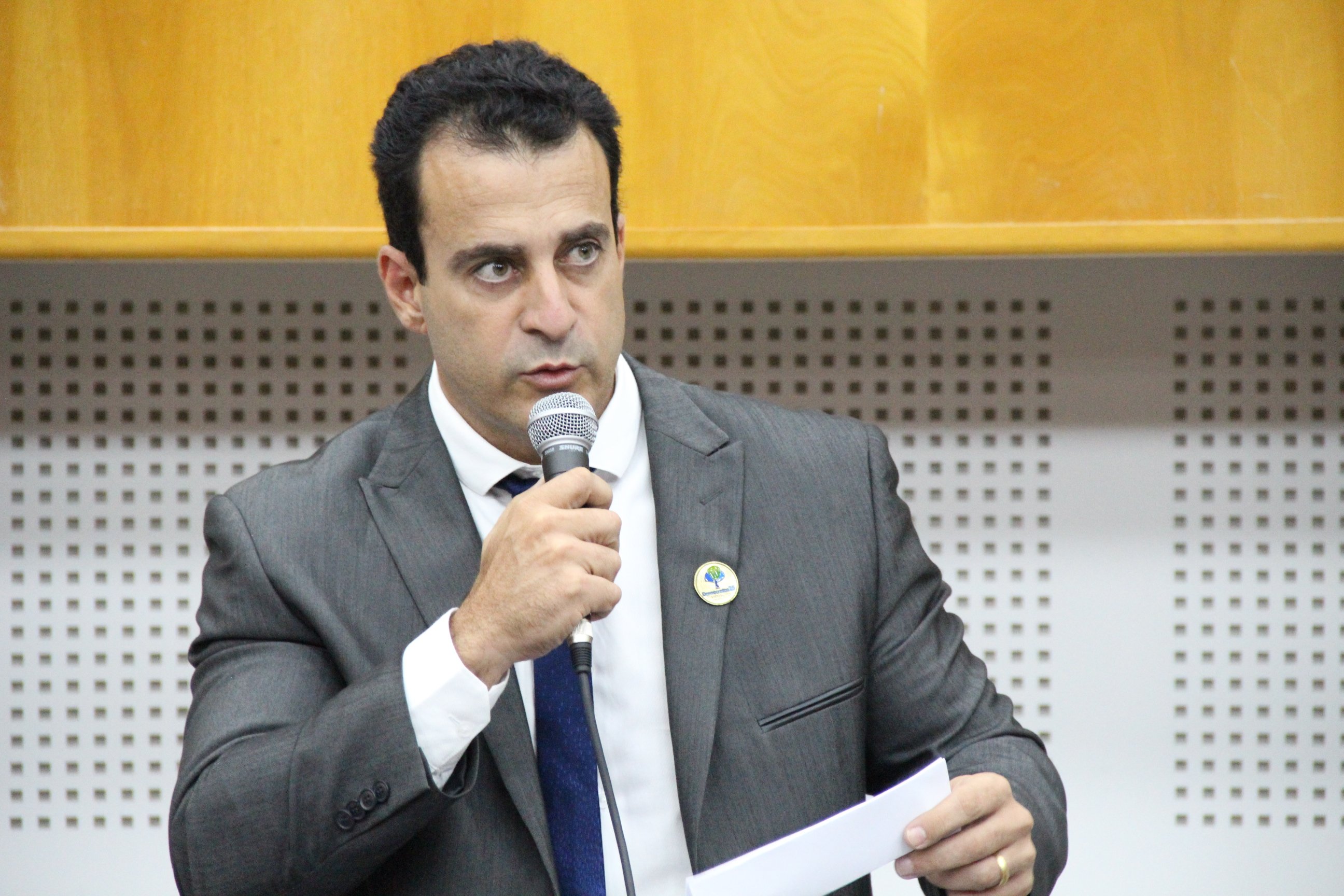 Vereador Paulo Daher (DEM), autor da proposta | Foto: Reprodução / Câmara Municipal