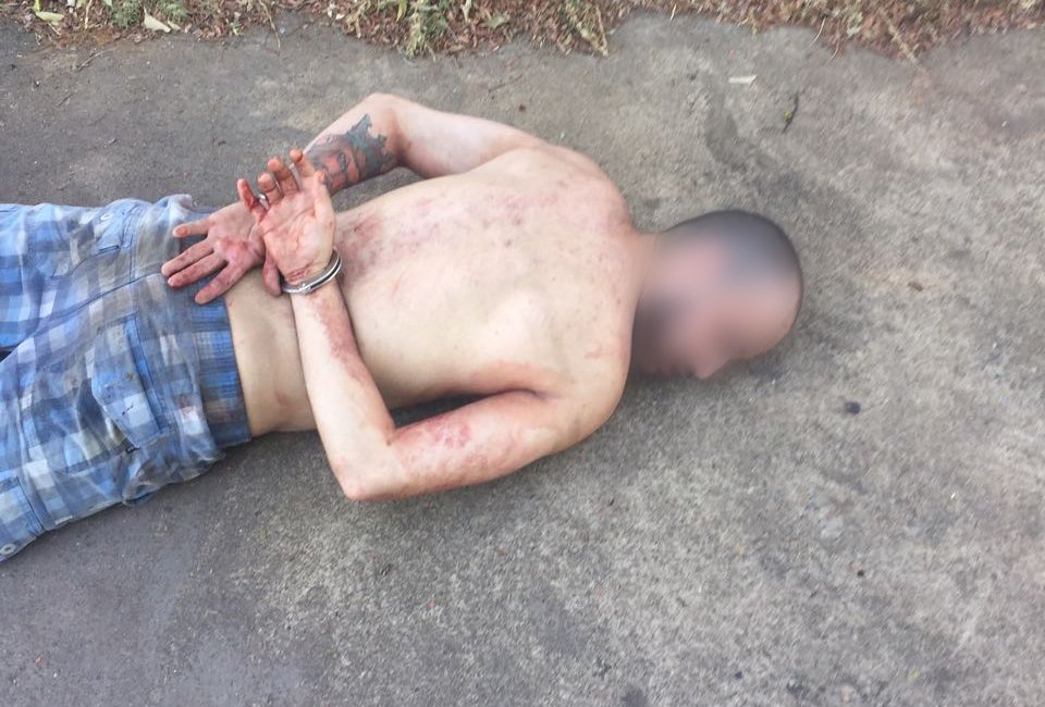 Criminoso de 25 anos foi preso após tentativa de latrocínio | Foto: Divulgação / PM