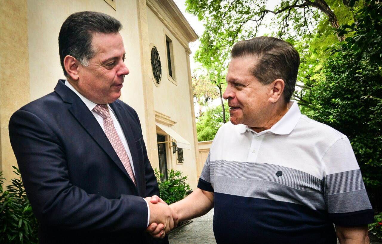 Governador Marconi Perillo e presidente do Grupo Caoa, Carlos Alberto de Oliveira Andrade | Foto: Wagnas Cabral