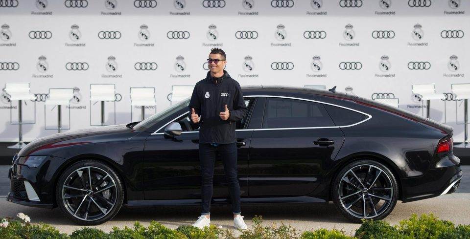 Audi RS7 foi presente da montadora ao craque Cristiano Ronaldo | Foto: Reprodução