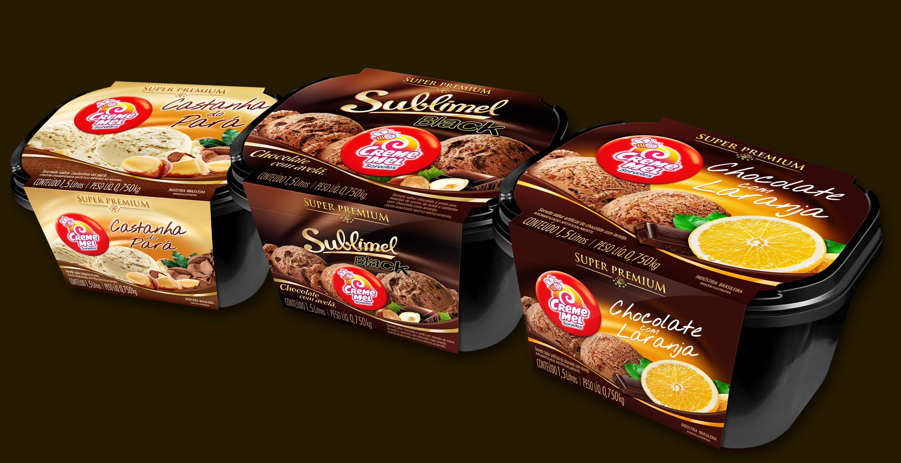 Sorvetes da Creme Mel terão até 60% de desconto amanhã, na Black Friday, em Goiânia | Foto: Divulgação