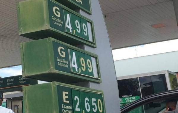 Gasolina ainda pode chegar a R$ 5 em Goiânia | Foto: Ilustrativa