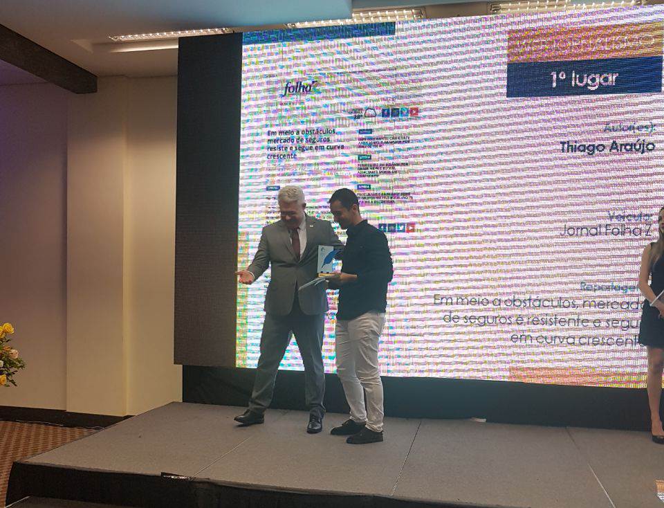 Thiago Araújo é o autor da reportagem premiada pelo 3° Prêmio Sincor Goiás de Jornalismo | Foto: Folha Z
