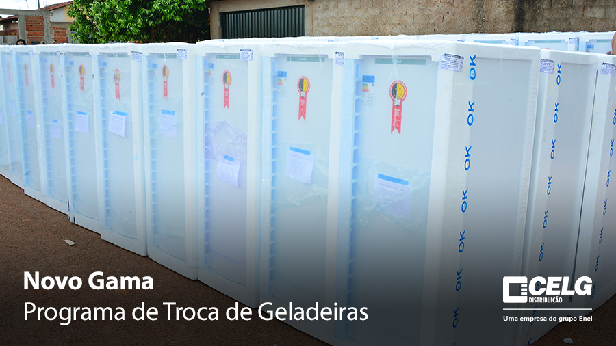 Geladeiras velhas foram trocadas por modelos novos em Novo Gama | Foto: Divulgação