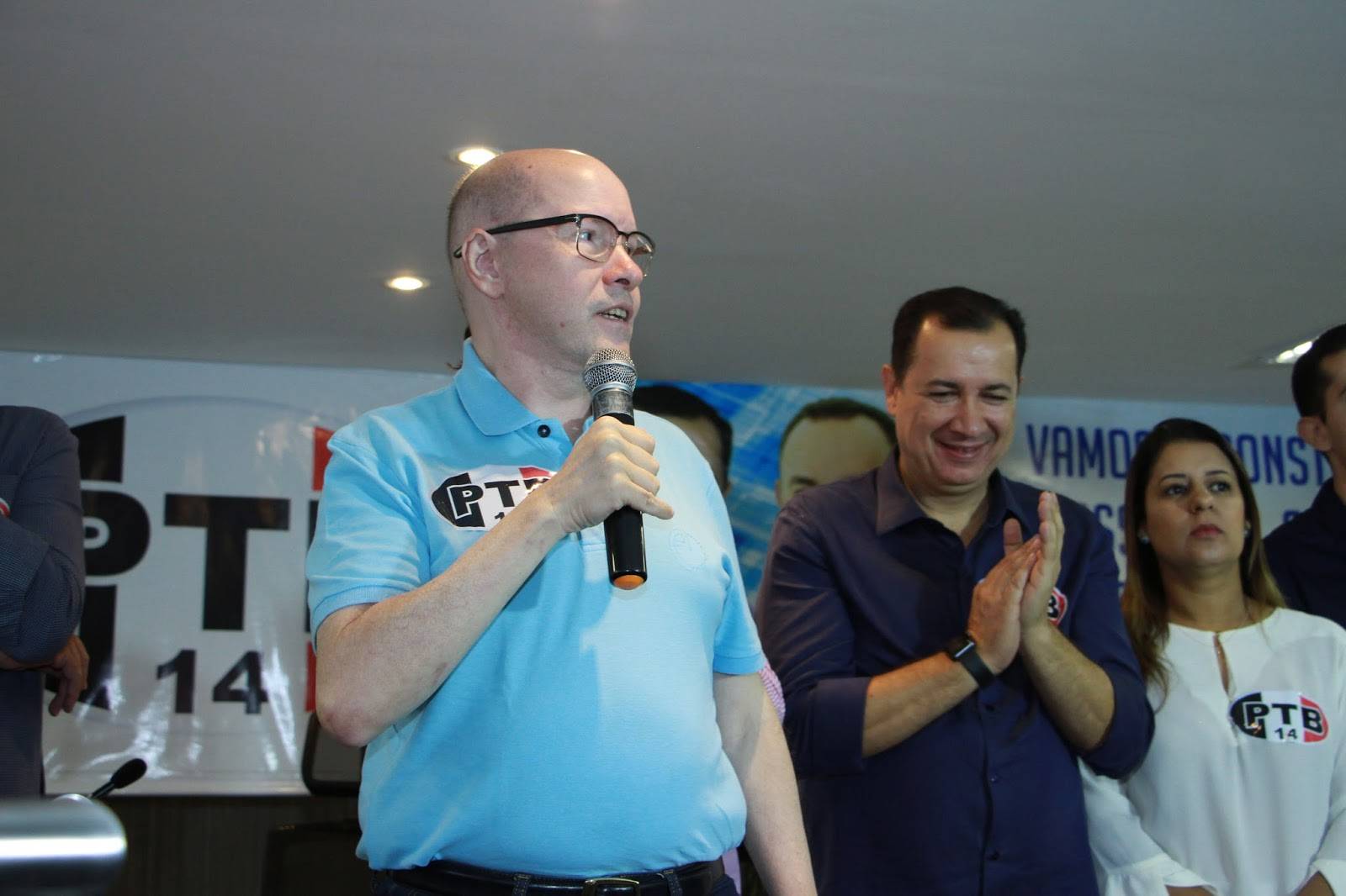 Ex-senador Demóstenes Torres no 19º Encontro do PTB em Águas Lindas de Goiás | Foto: Divulgação