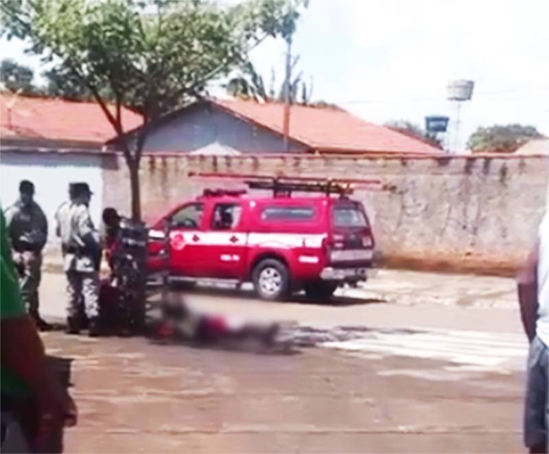 Homicídio e tentativa no Jardim Guanabara 3, em Goiânia | Foto: Leitor/ WhatsApp