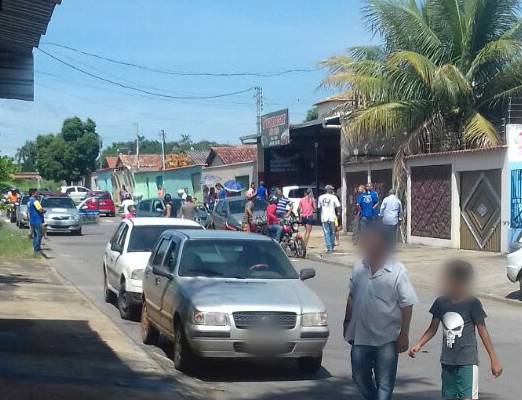 Em Aparecida, homem é assassinado com 10 tiros no rosto | Foto: Leitor/ WhatsApp