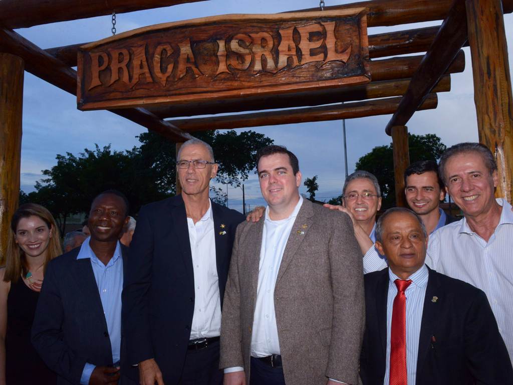 Inauguração da Praça Israel, no Setor Trindade II, em Aparecida de Goiânia | Foto: Carlos Alexandre