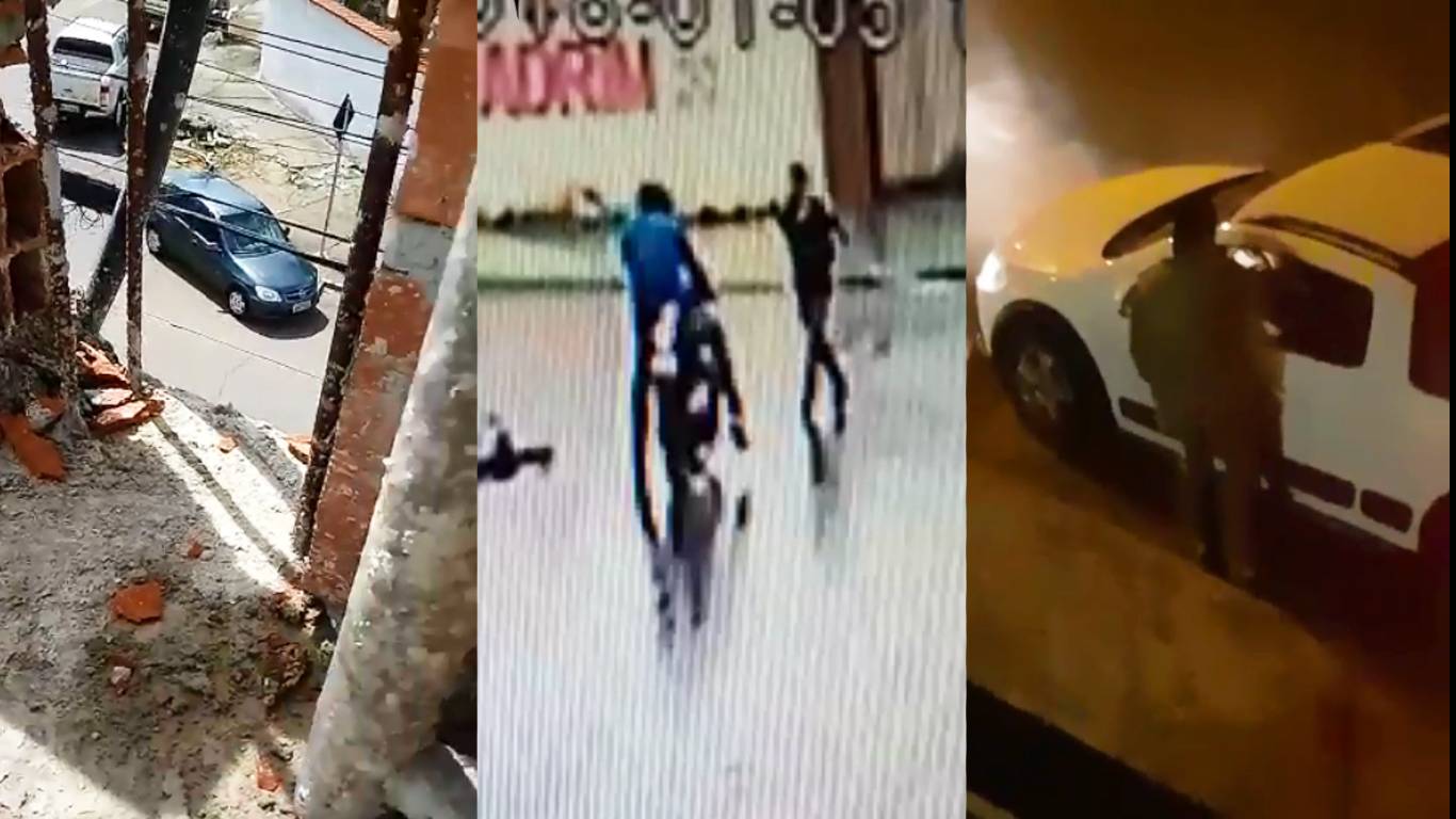 De furtos a assaltos, imagens gravadas na última semana flagram a violência no Jardim América | Fotos: Reprodução