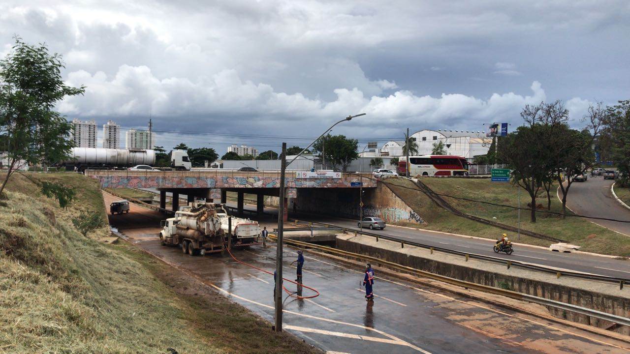 Marginal Botafogo foi interditada no dia 14 de dezembro | Foto: Prefeitura de Goiânia