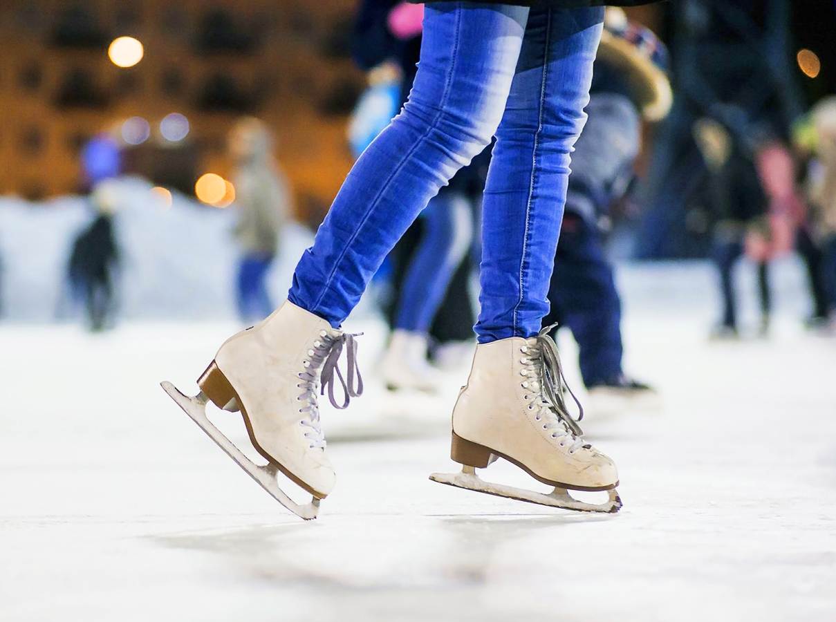 Pista de patinação no gelo em Goiânia | Foto: Reprodução