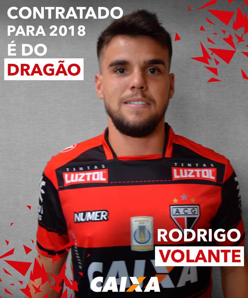 Volante Rodrigo é novo reforço do Atlético-GO | Foto: Reprodução / Facebook