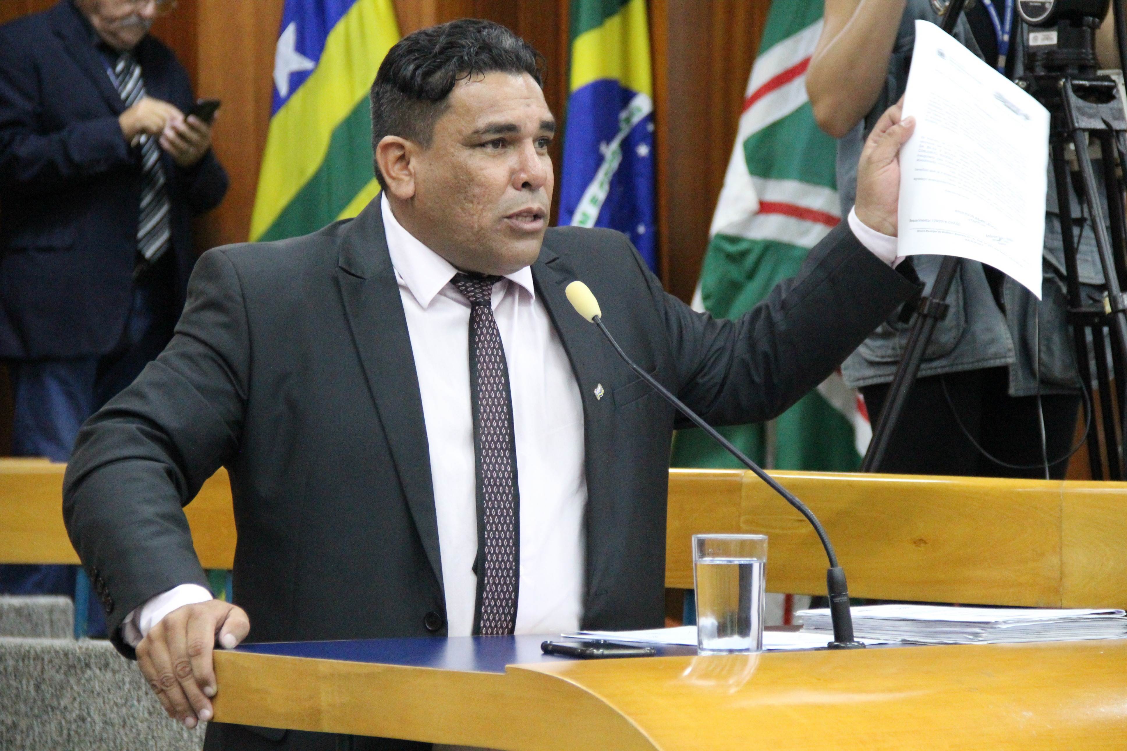 Vereador Anderson Sales Bokão (PSDC) | Foto: Câmara de Goiânia