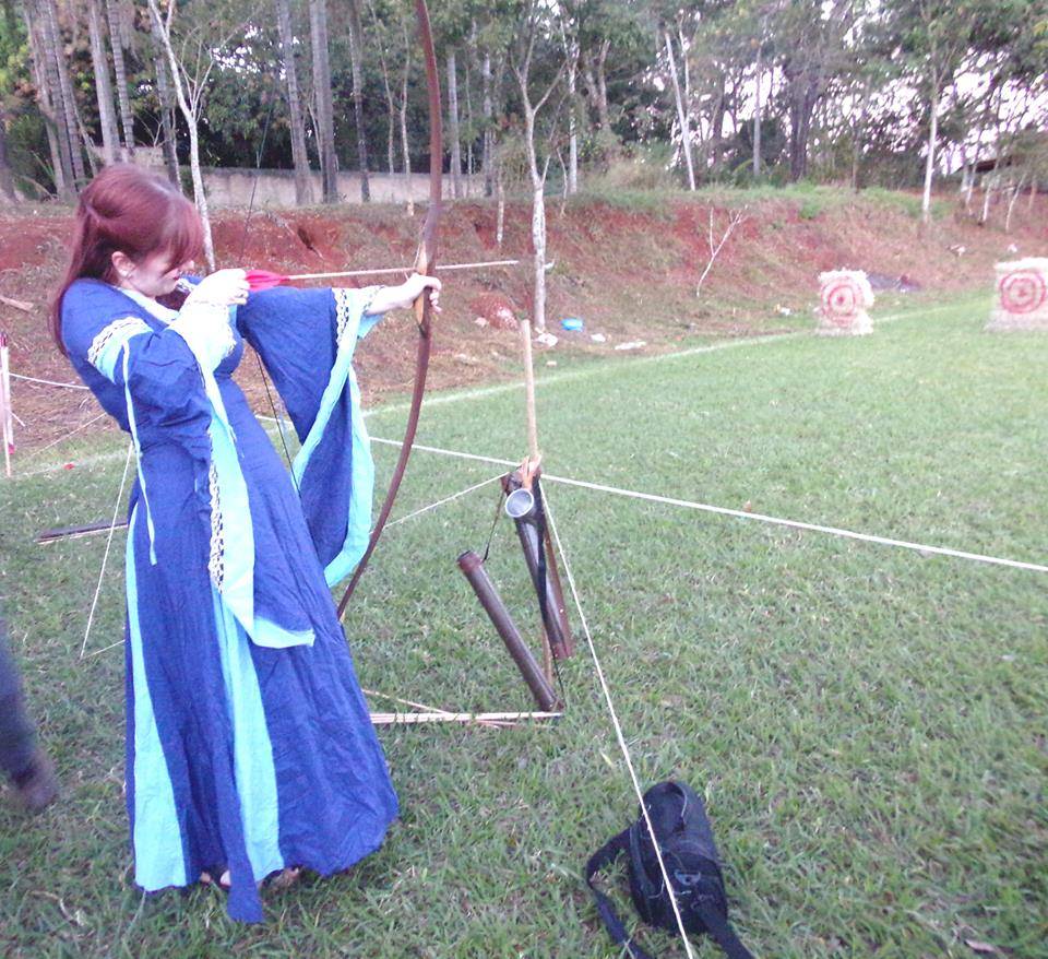 Arco e flecha no 1º Encontro Valhalla | Foto Divulgação