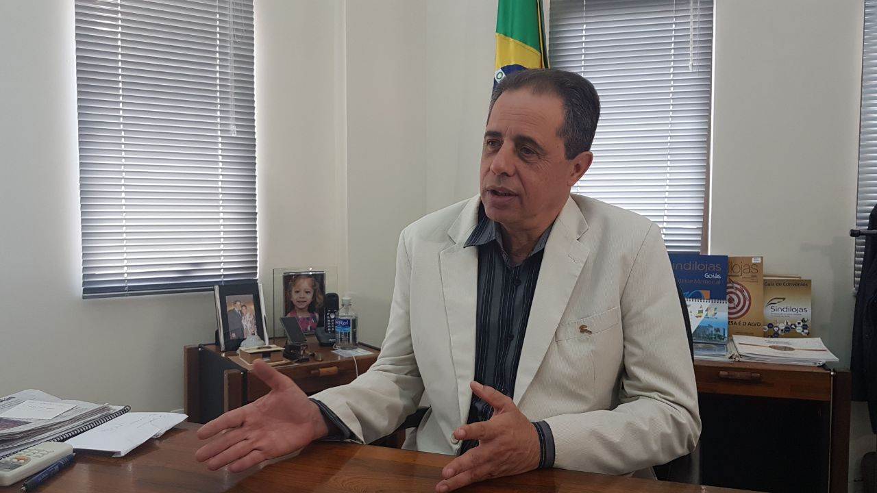 Presidente do Sindilojas-GO, José Carlos Palma Ribeiro critica indefinição sobre cobrança do IPTU em Goiânia | Foto: Folha Z