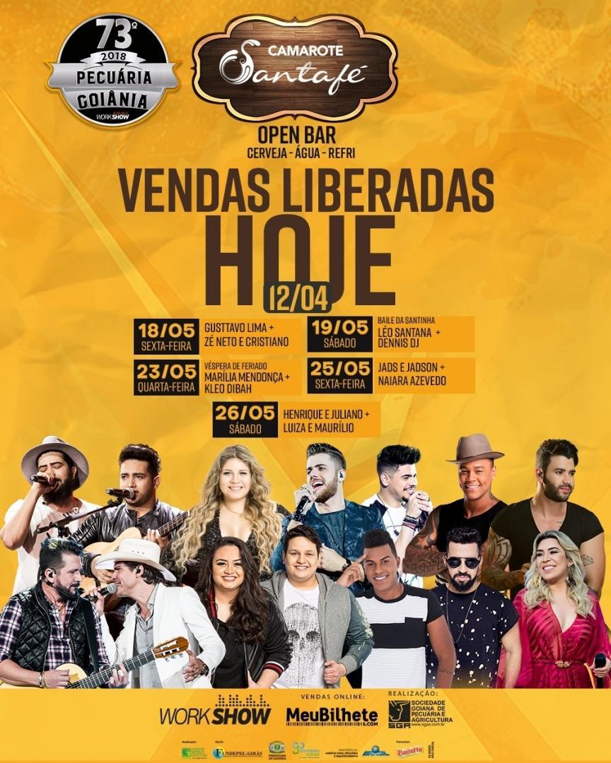 Boate Santafé promoverá seu camarote open bar na Pecuária de Goiânia 2018 | Foto: Divulgação