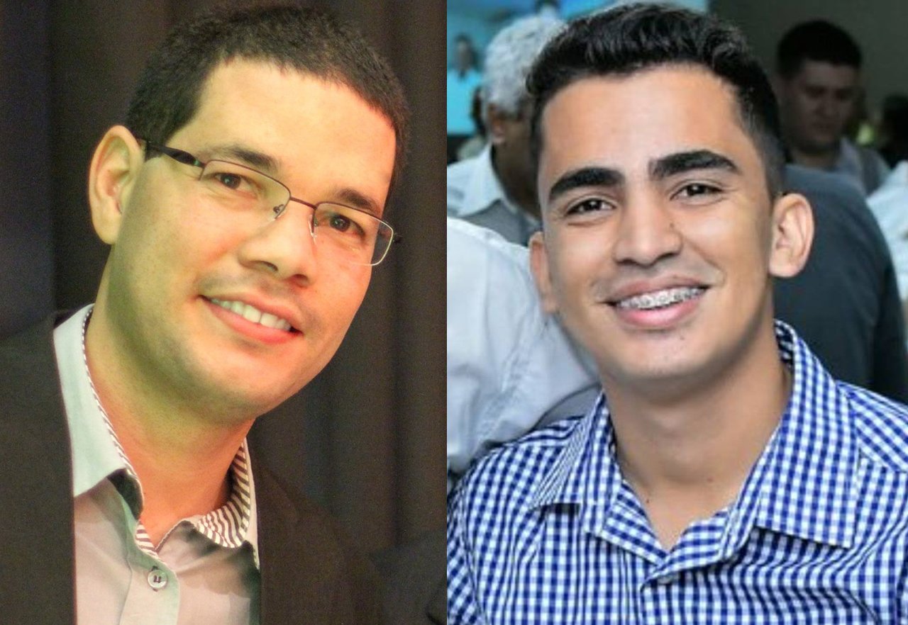 Jornalista Mauro Júnio e presidente estadual da Juventude do MDB Erick Martins | Foto: Arquivo Pessoal