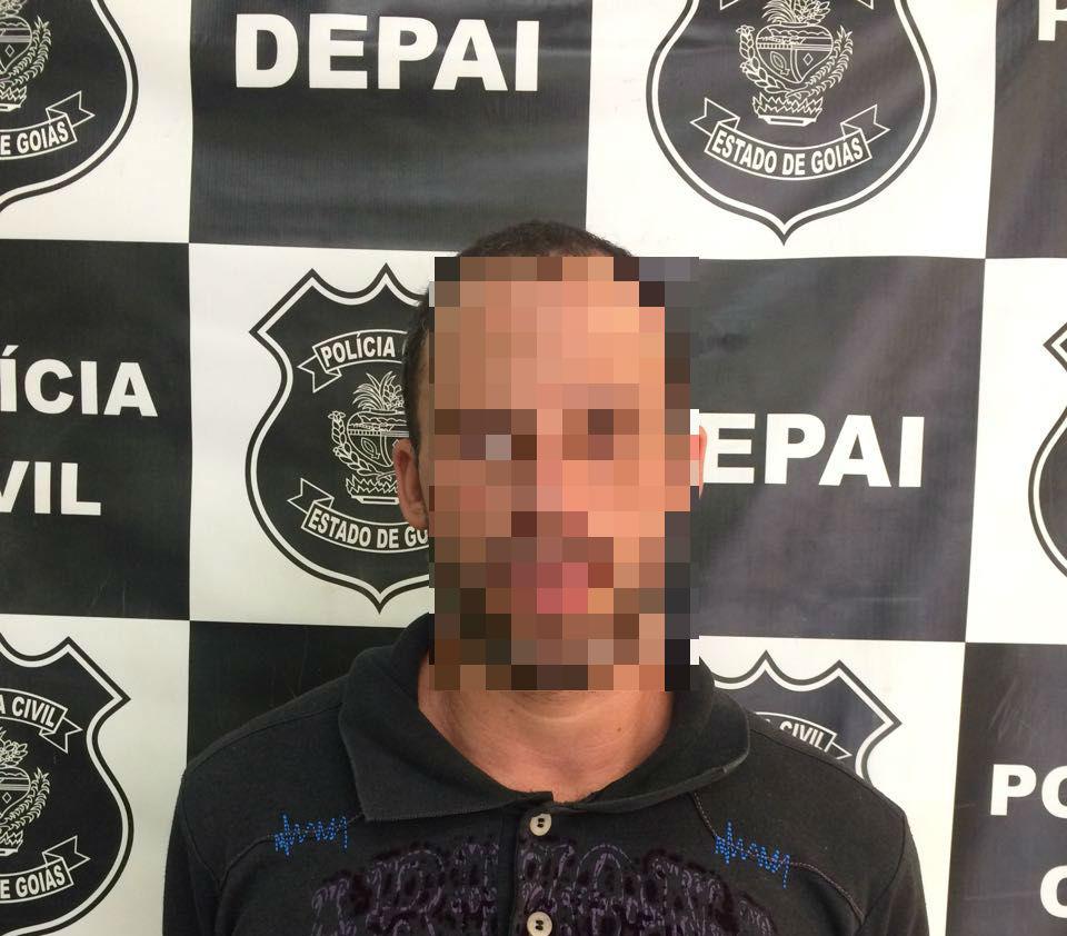 Pedófilo é preso em flagrante em Aparecida aliciando criança de 9 anos | Foto: Divulgação/ PC