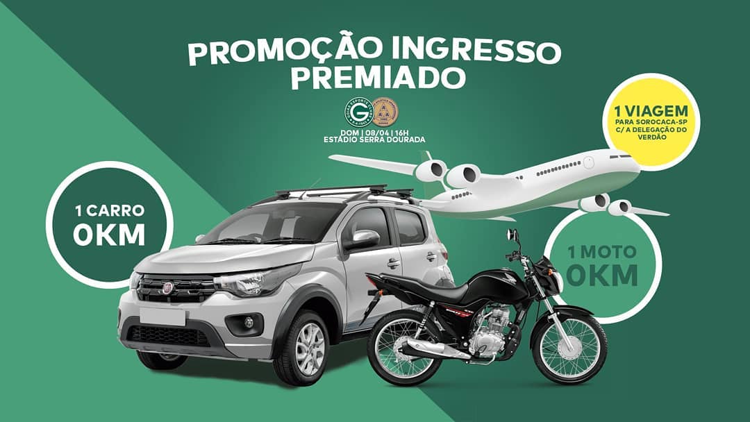 Confira os prêmios que Goiás promove na venda de ingressos para a final do campeonato | Foto: Divulgação/ GEC
