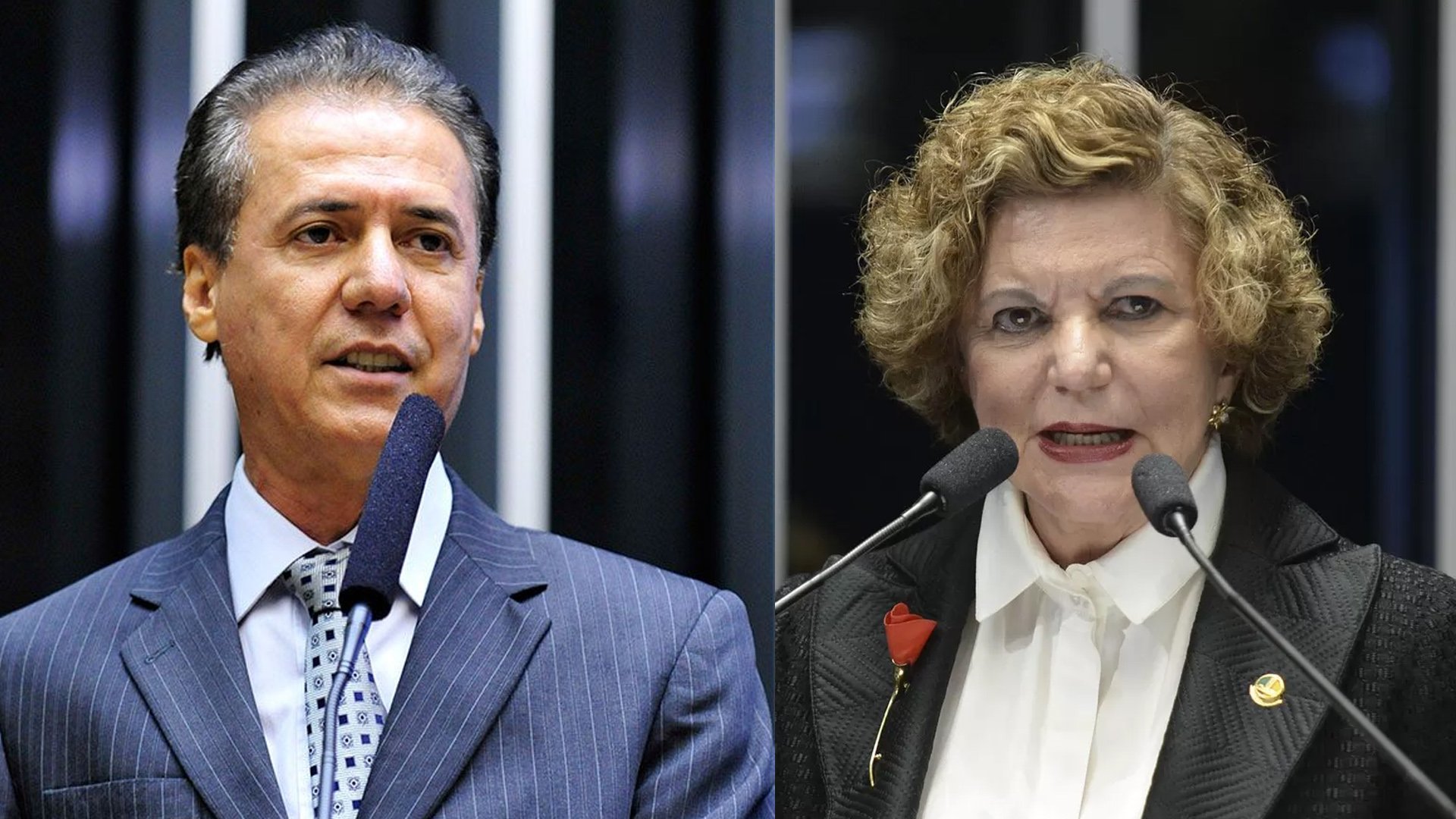 Pedro Chaves e Lúcia Vânia são pré-candidatos ao Senado | Foto: Reprodução