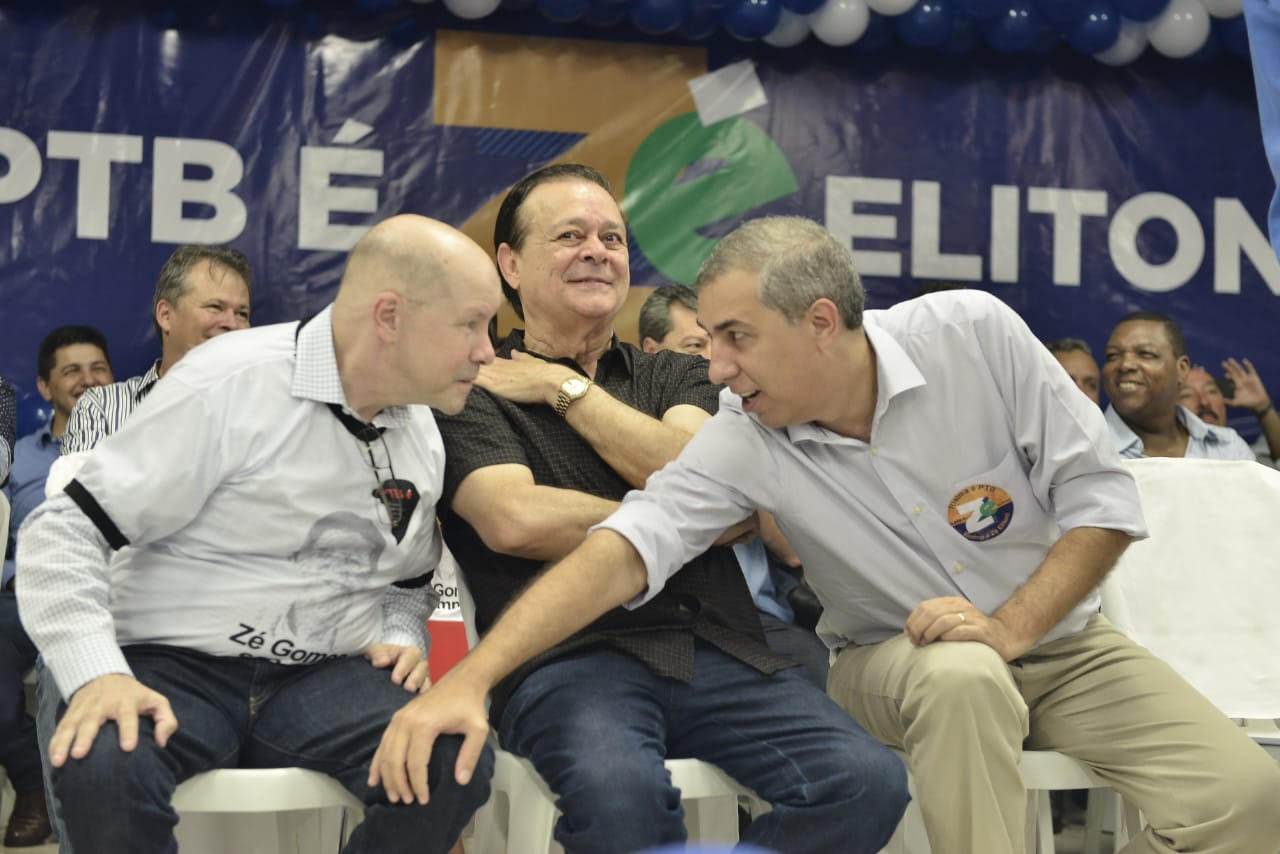 PTB | Demóstenes Torres, Jovair Arantes e José Eliton: os três caminharão juntos nas eleições deste ano | Foto: Ruber Coutor