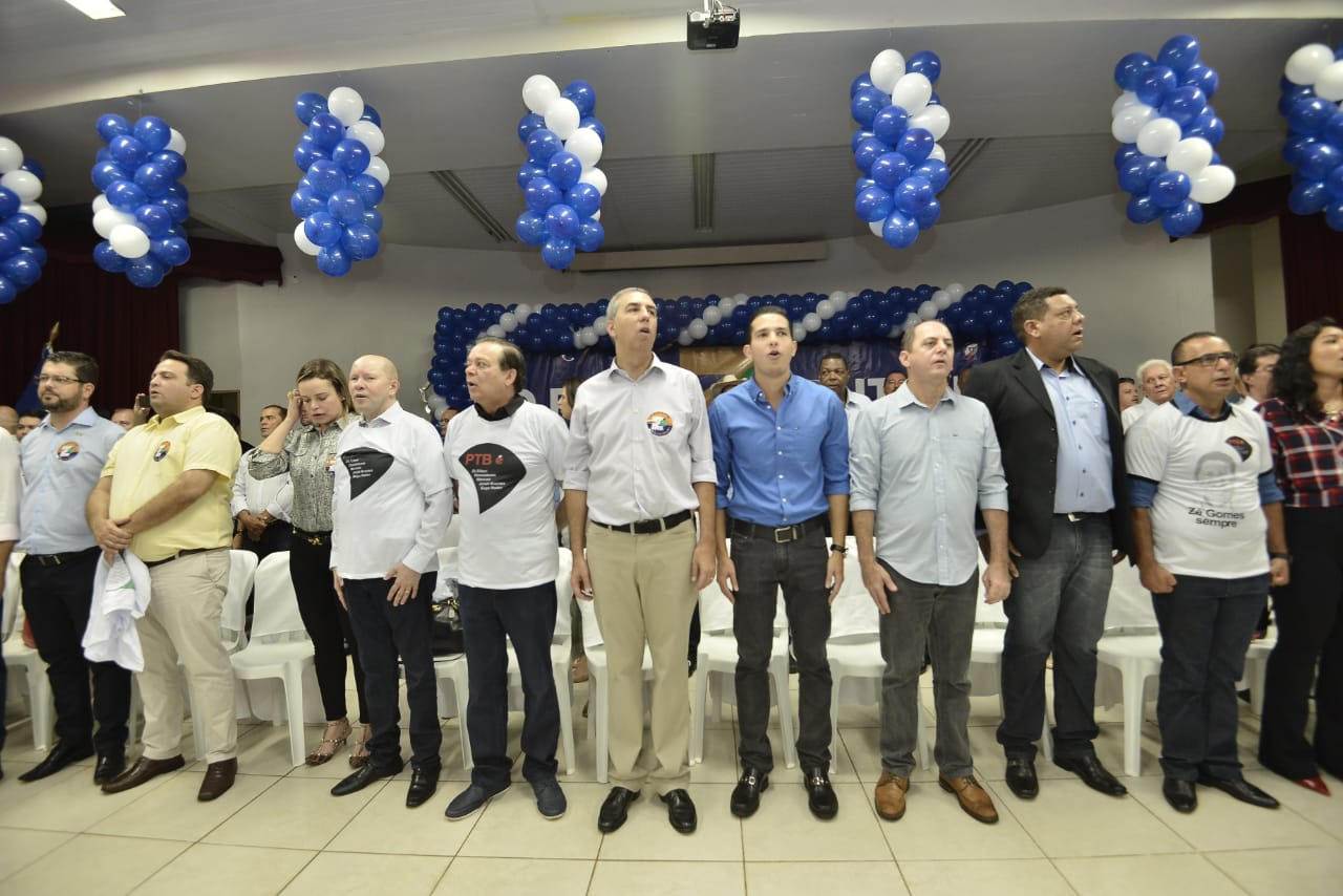 PTB em peso participou do evento em Itumbiara | Foto: Ruber Couto