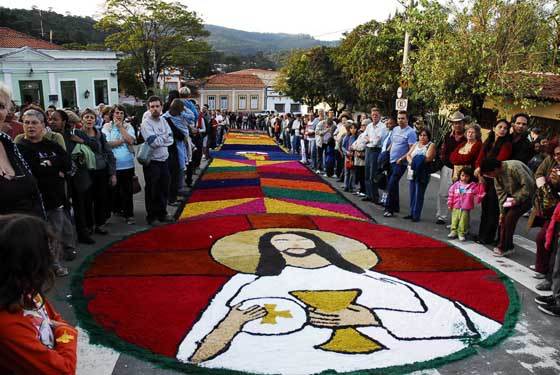 Procissão de Corpus Christ em feriado do dia 31 de maio | Foto: Reprodução