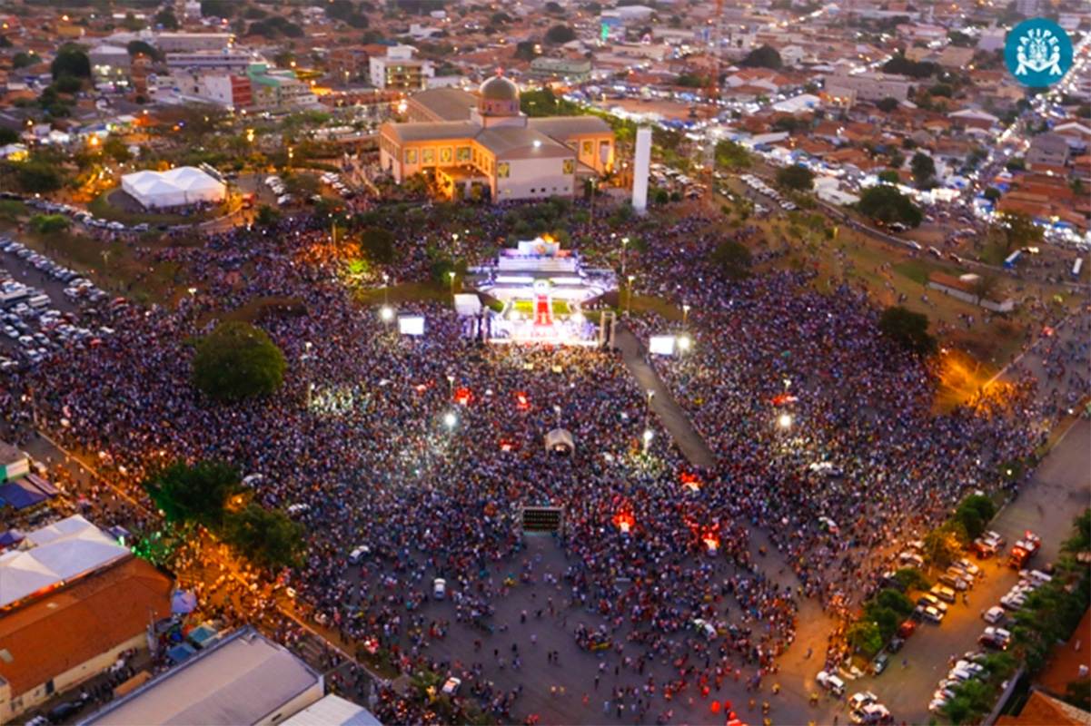 Mais de 3 milhões de pessoas são esperadas para a Festa de Trindade 2018 | Foto: Divulgação/ Santuário Basílica do Divino Pai Eterno