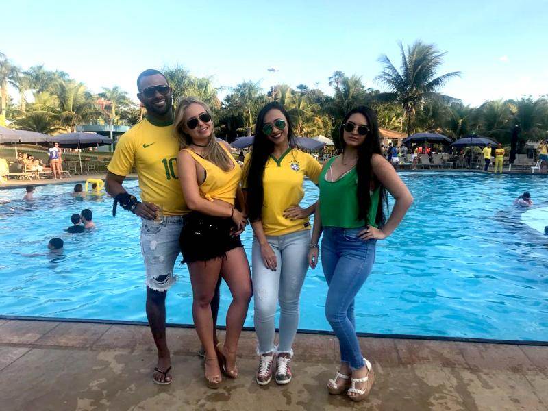 Telão de mais de 7 metros de largura por 3 metros de altura foi instalado no clube | Foto: Divulgação
