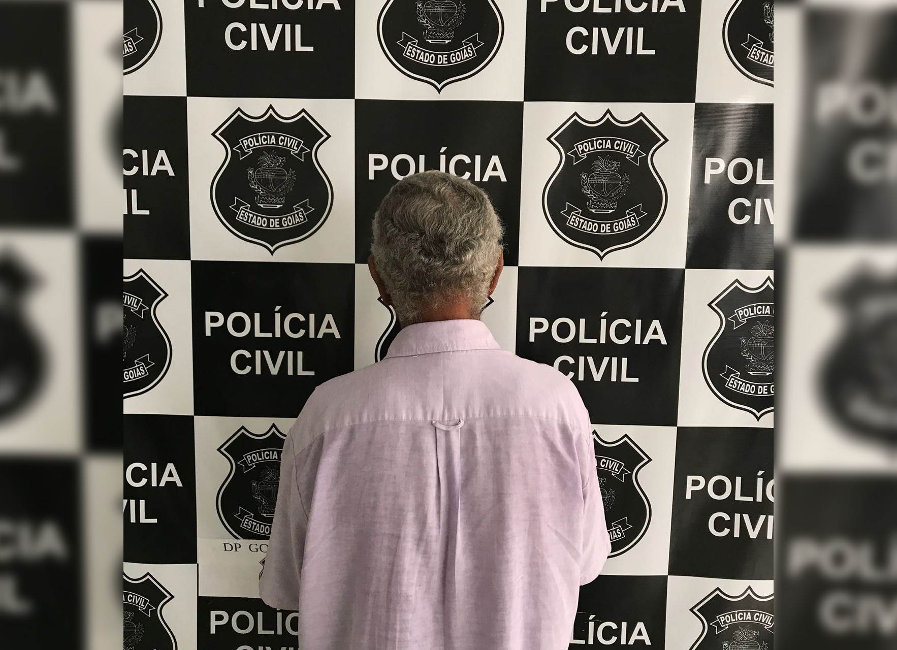 Idoso é preso em Goiatuba suspeito de estuprar crianças | Foto: Divulgação/PC