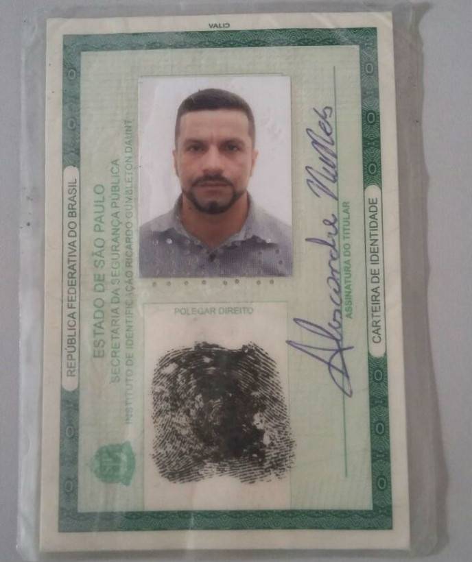 Criminoso usava documento falso quando foi apreendido | Foto: Divulgação/PC
