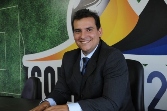 Atual presidente da Federação Goiana de Futebol (FGF) André Pitta | Foto: Divulgação / FGF
