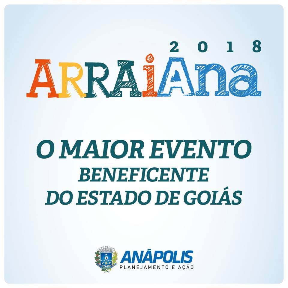 É o primeiro ArraiAna organizado, mas já promete grandes shows e recursos beneficentes | Fonte: Divulgação
