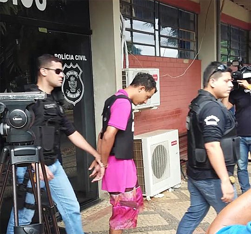 Após crime que chocou o Jardim América, Jhenyweltton Teixeira será encarcerado na Penitenciária Odenir Guimarães | Foto: Reprodução