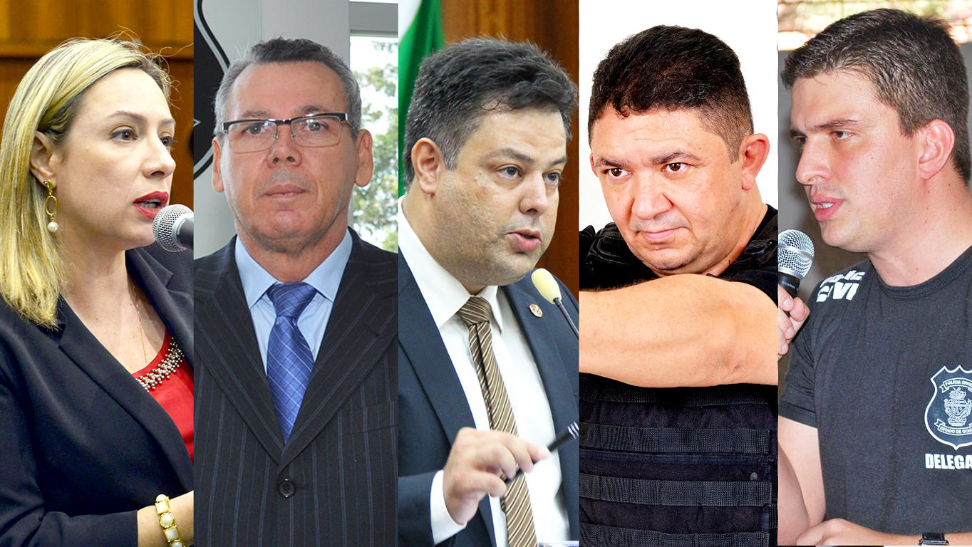 Veja quem são os policiais goianos com chances de se elegerem em Goiás em 2018 | Foto: Montagem Veja quem são os policiais goianos com chances de se elegerem em Goiás em 2018 | Foto: Montagem
