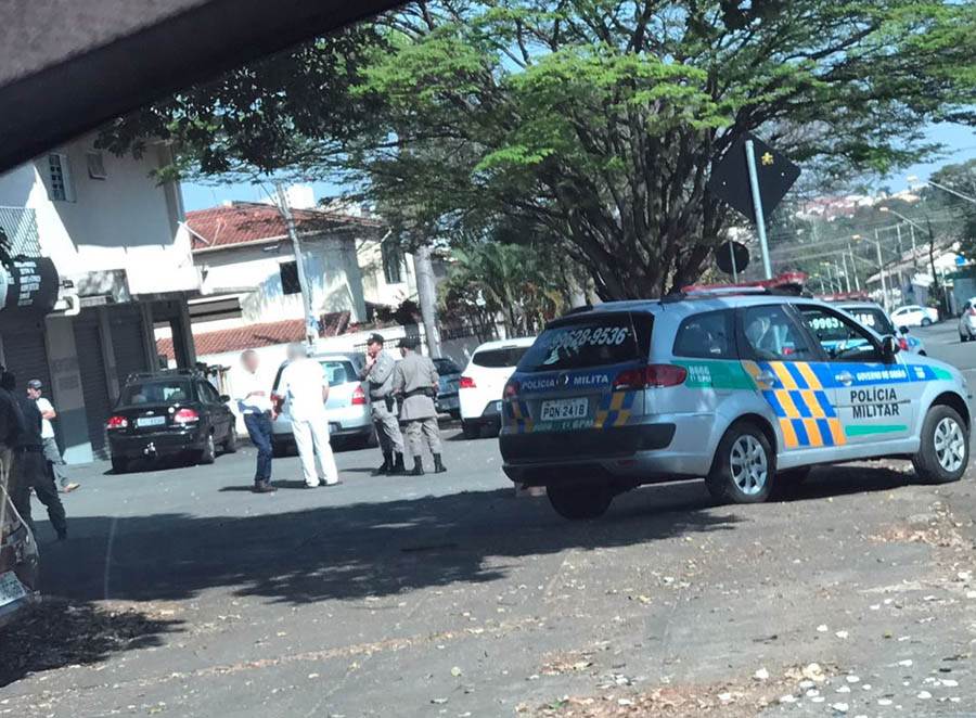 Briga entre passageira e motorista acaba na delegacia após desentendimento por troco em Goiânia | Foto: Leitor Folha Z