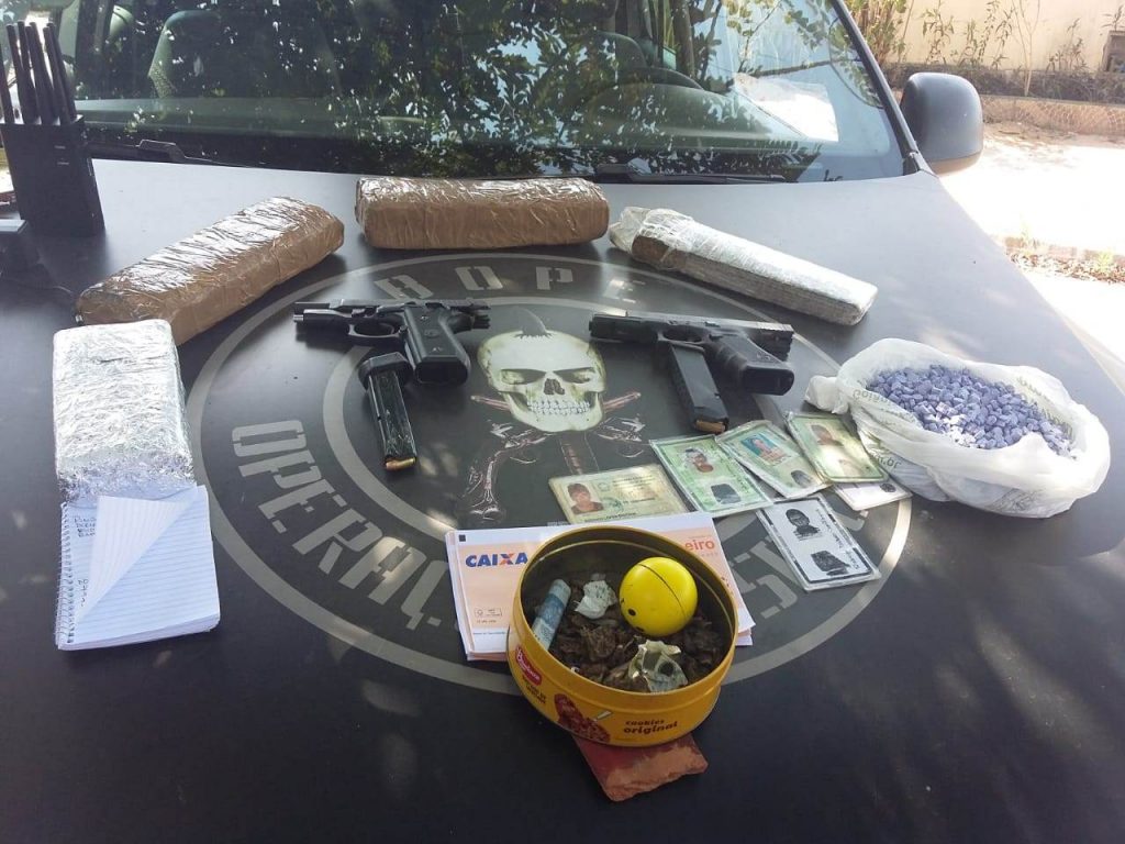 Com a quadrilha, foram apreendidos 15 quilos de material explosivo | Foto: Divulgação