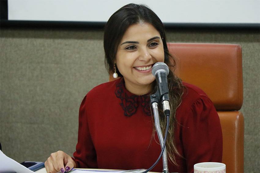 Vereadora Sabrina Garcez (PTB) é autora do projeto da autoescola pública em Goiânia | Foto: Wictória Jhefany