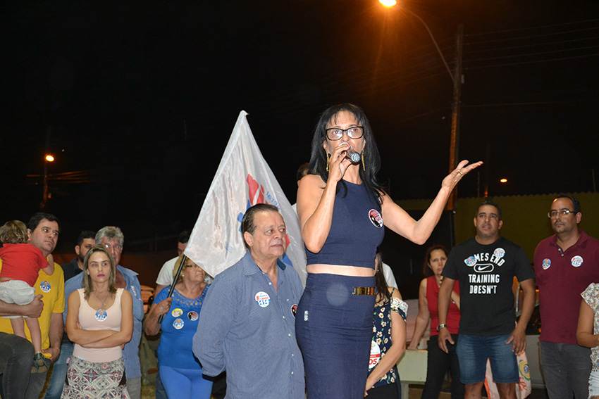 lançamento contou com a presença de Jovair Arantes, deputado federal e líder do PTB em Goiás | Foto: Mel Castro