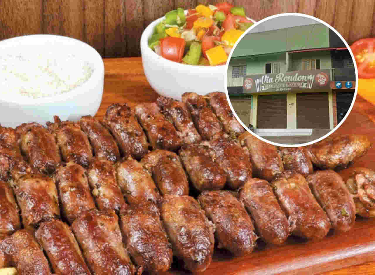 Via Rondon Restaurante e Jantinha / Espetinhos de Goiânia | Foto: Reprodução