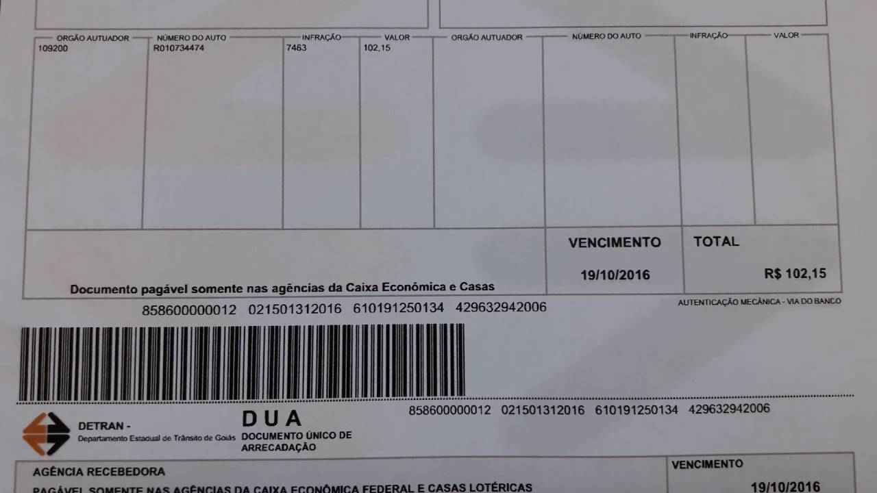 Preço da multa varia de acordo com a gravidade | Foto: Reprodução