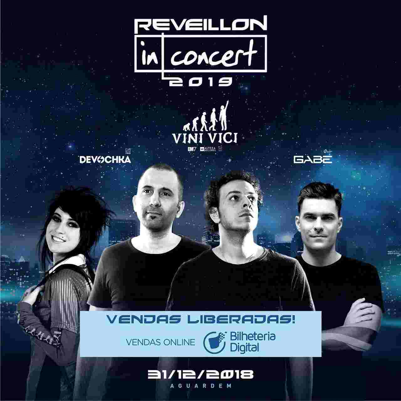 Réveillon 2019 em Goiânia: Réveillon In Concert 2019 terá muita música eletrônica | Foto: Divulgação Réveillon 2019 em Goiânia: Réveillon In Concert 2019 terá muita música eletrônica | Foto: Divulgação