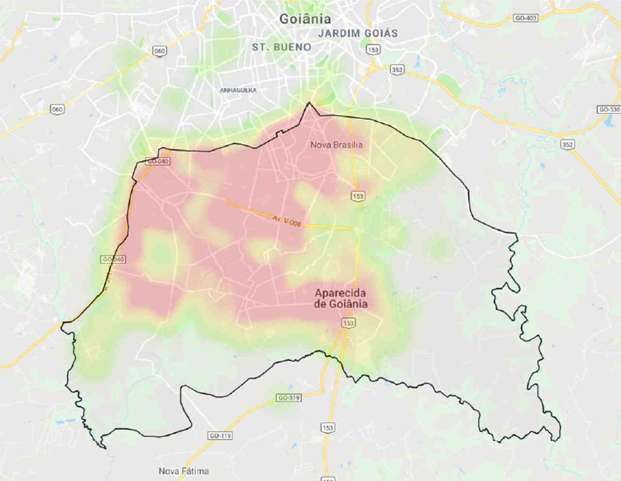 Região Noroeste de Aparecida de Goiânia é campeã em roubos de carros | Foto: Reprodução